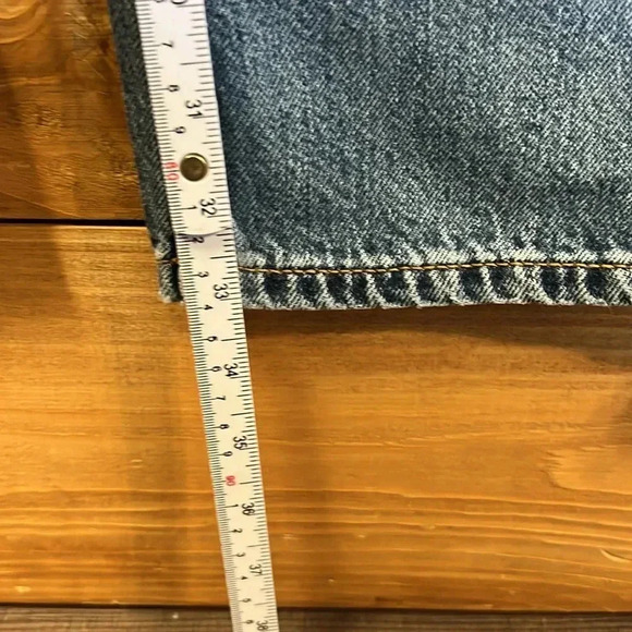 Re/Done Blue Flare & Wide Leg Jeans - Picture 6 of 11